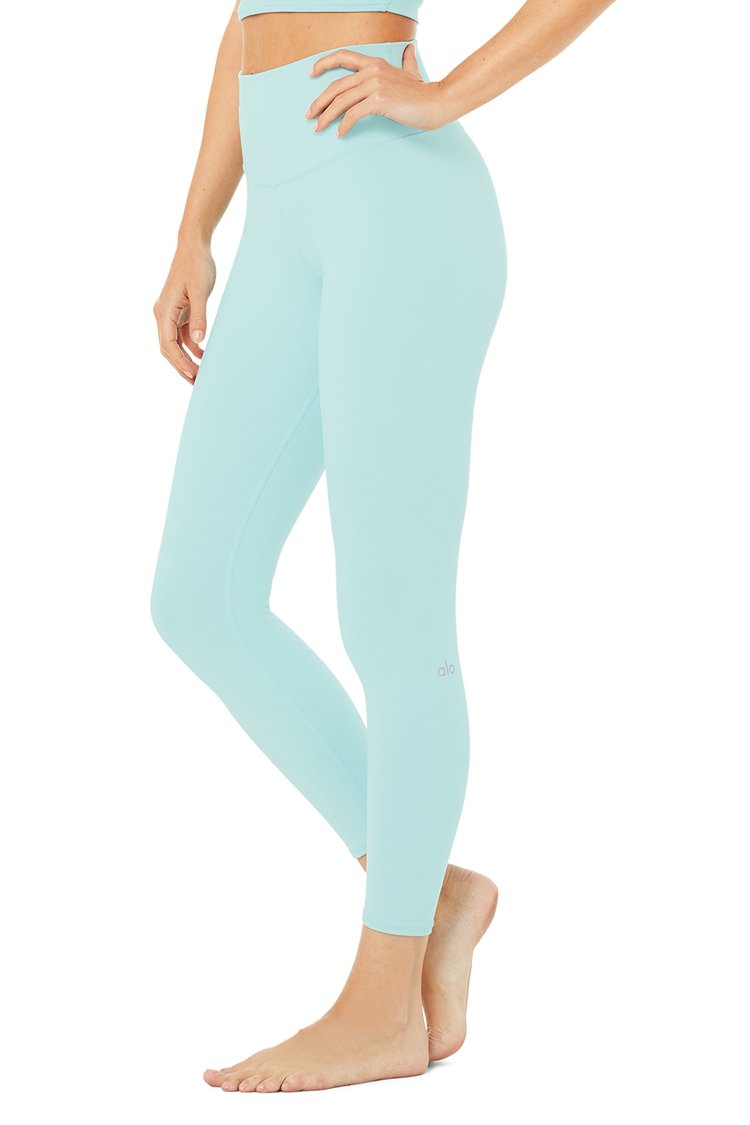 7/8  High-Waist Airbrush Legging - Blue Quartz