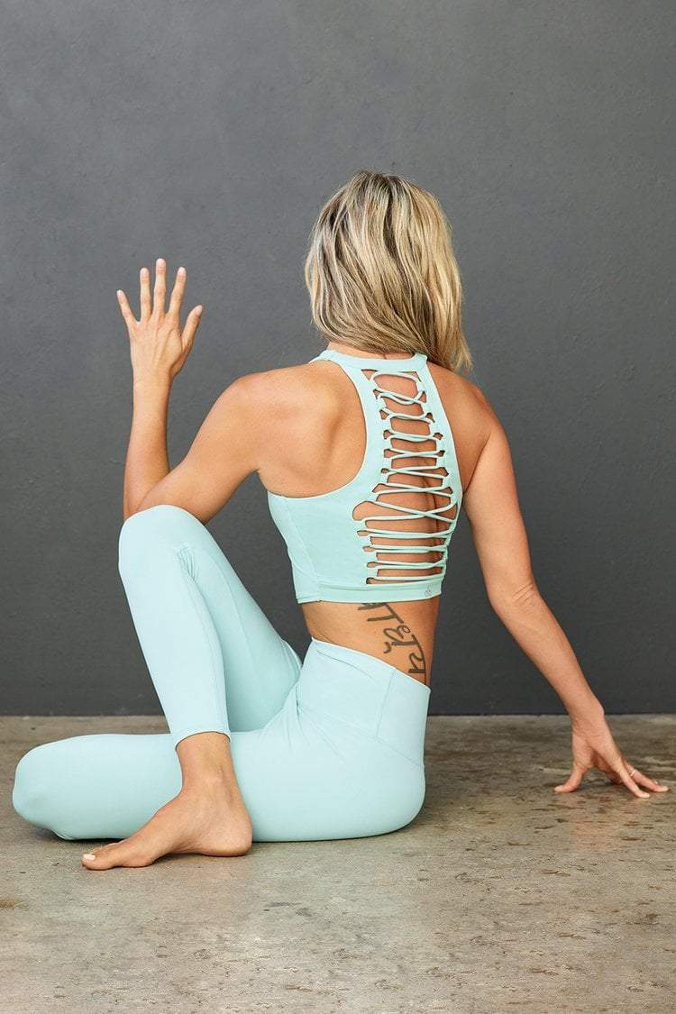 7/8  High-Waist Airbrush Legging - Blue Quartz