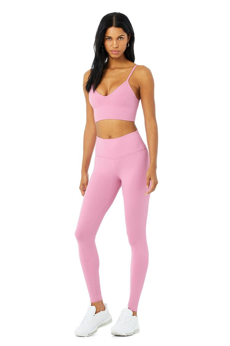 High-Waist Airbrush Legging - Parisian Pink