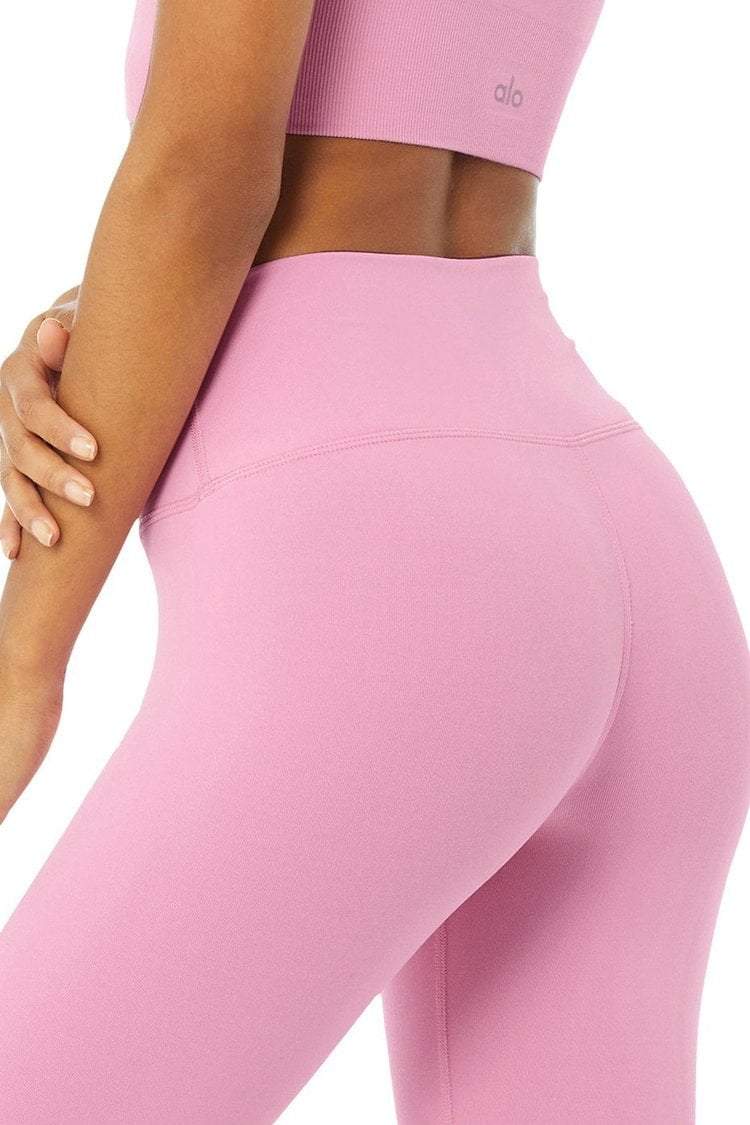 High-Waist Airbrush Legging - Parisian Pink