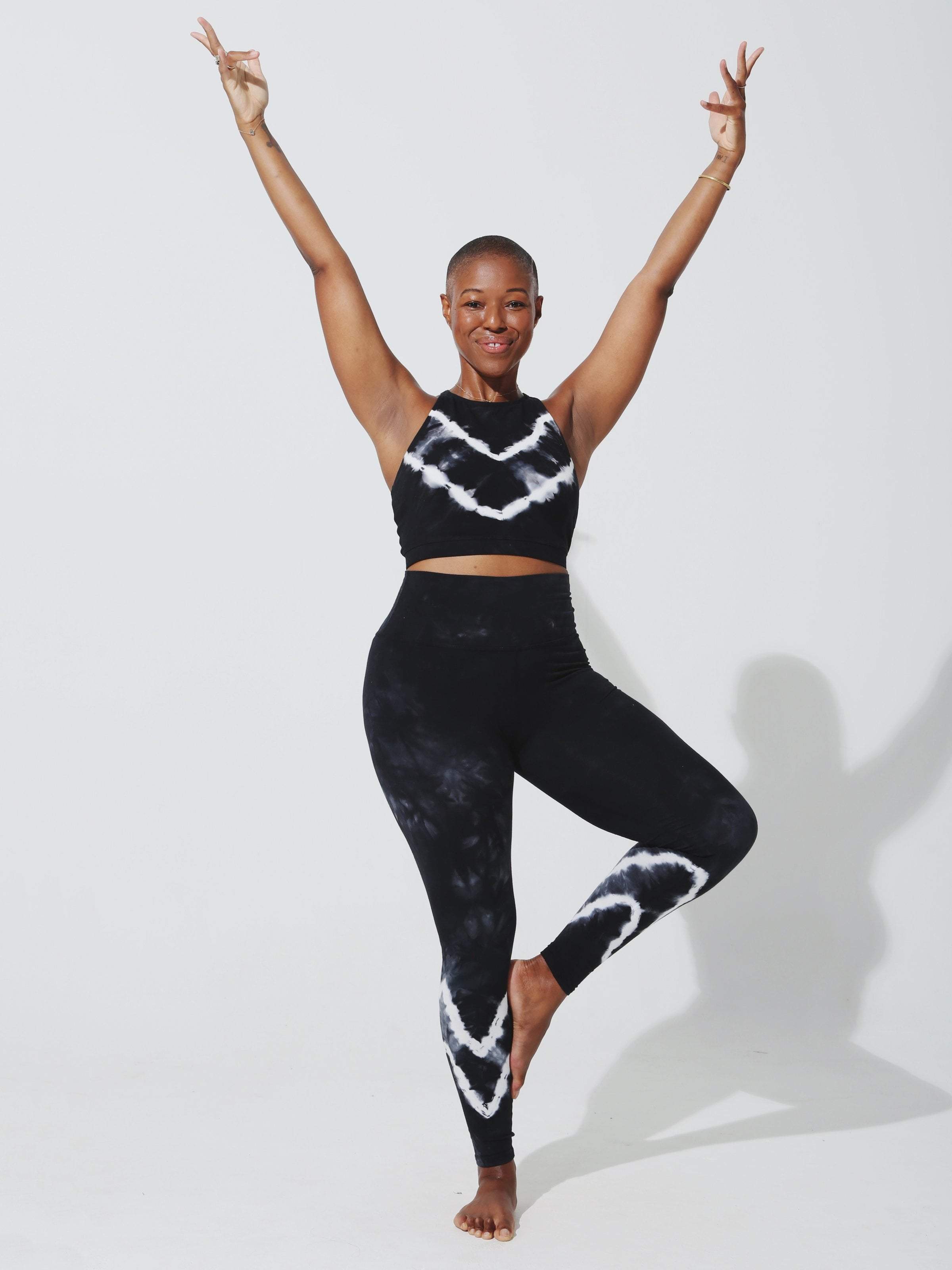 Sunset Leggings - Onyx/ Cloud