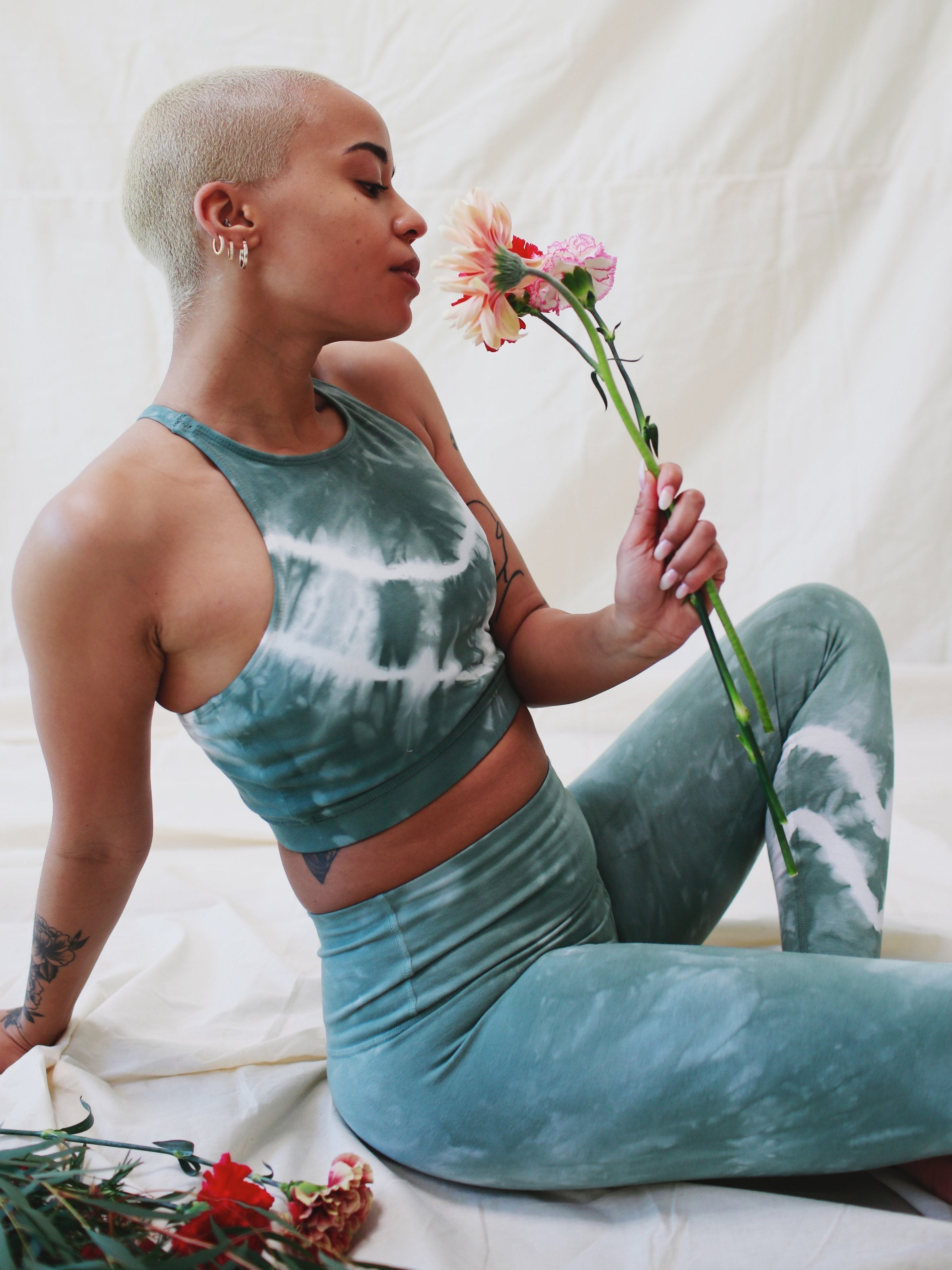 Grayson Crop - Camo / Cloud