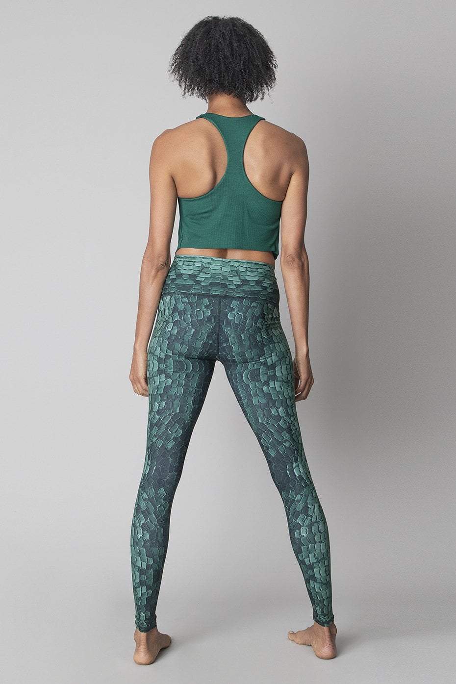 Impasto Malachite Barefoot Leggings