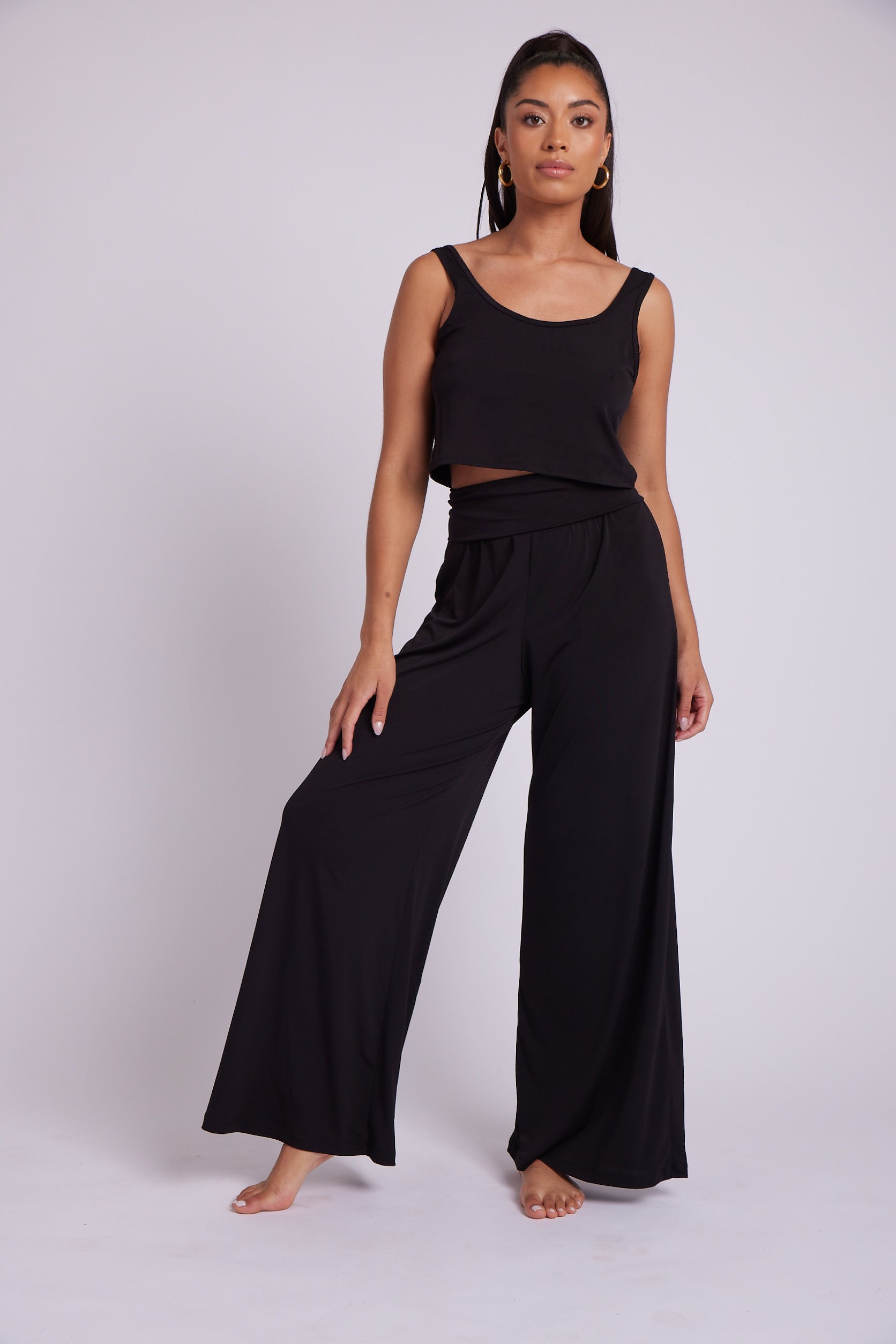 Bahia Crop Top - Black