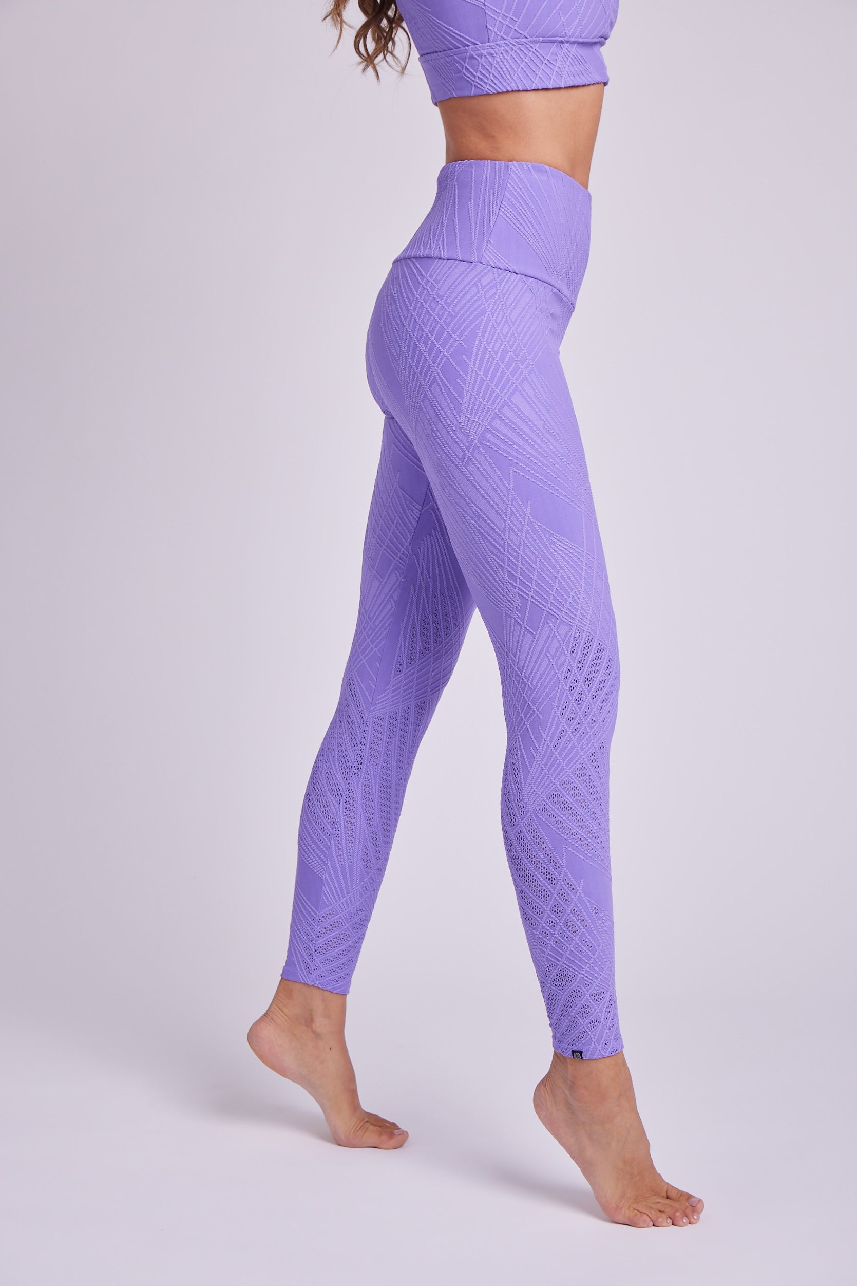 Selenite Midi Legging - Violet Selenite