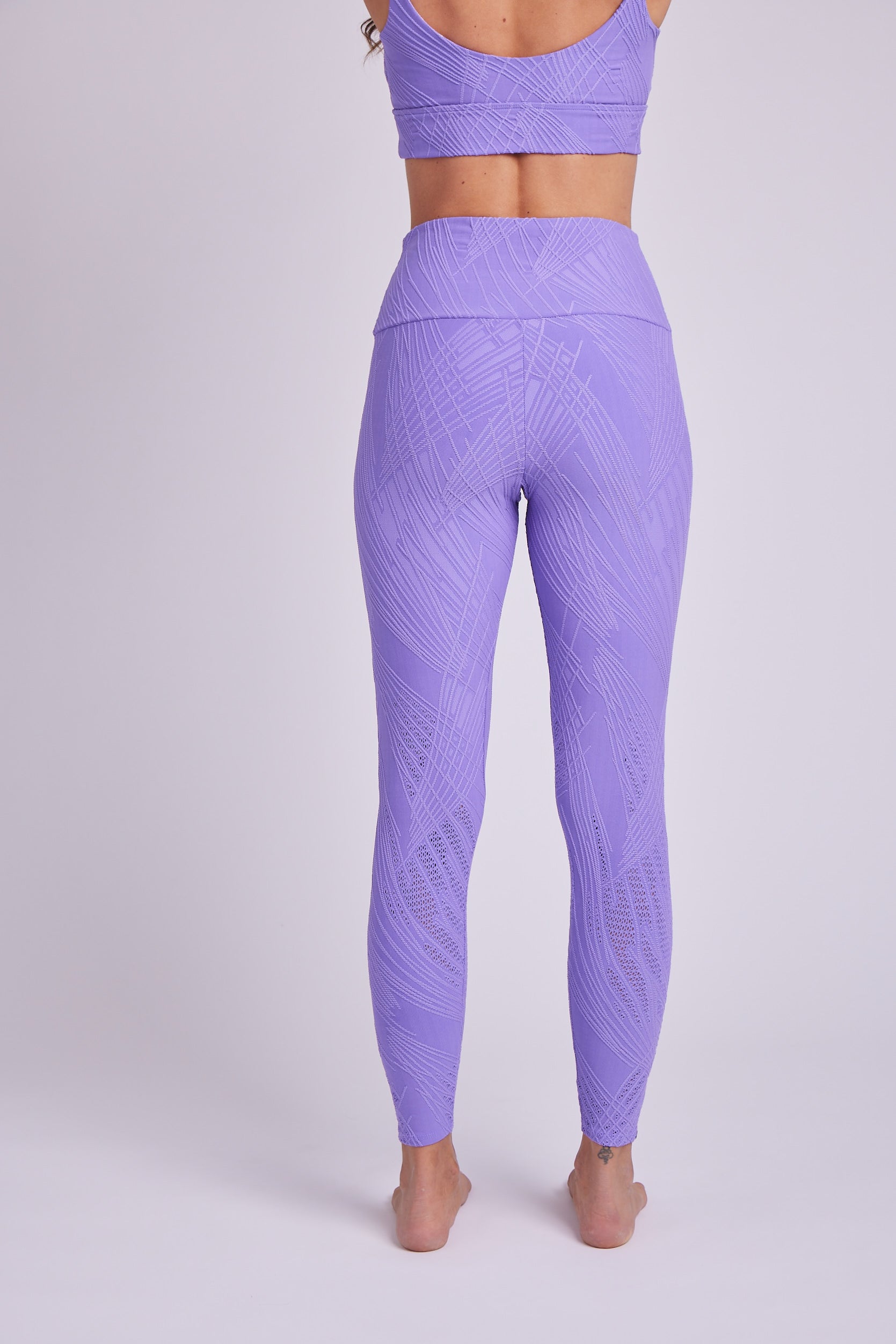 Selenite Midi Legging - Violet Selenite