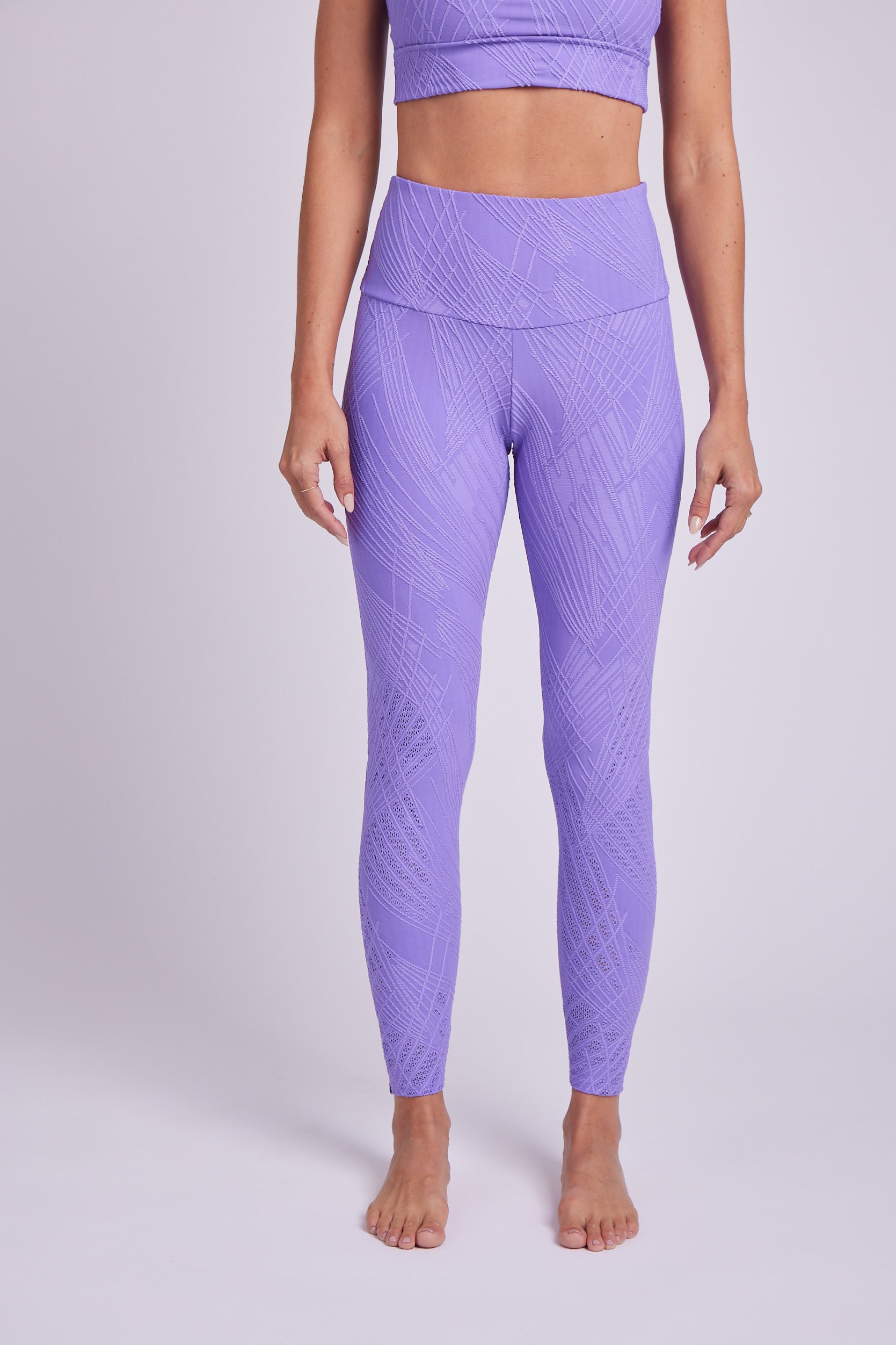Selenite Midi Legging - Violet Selenite