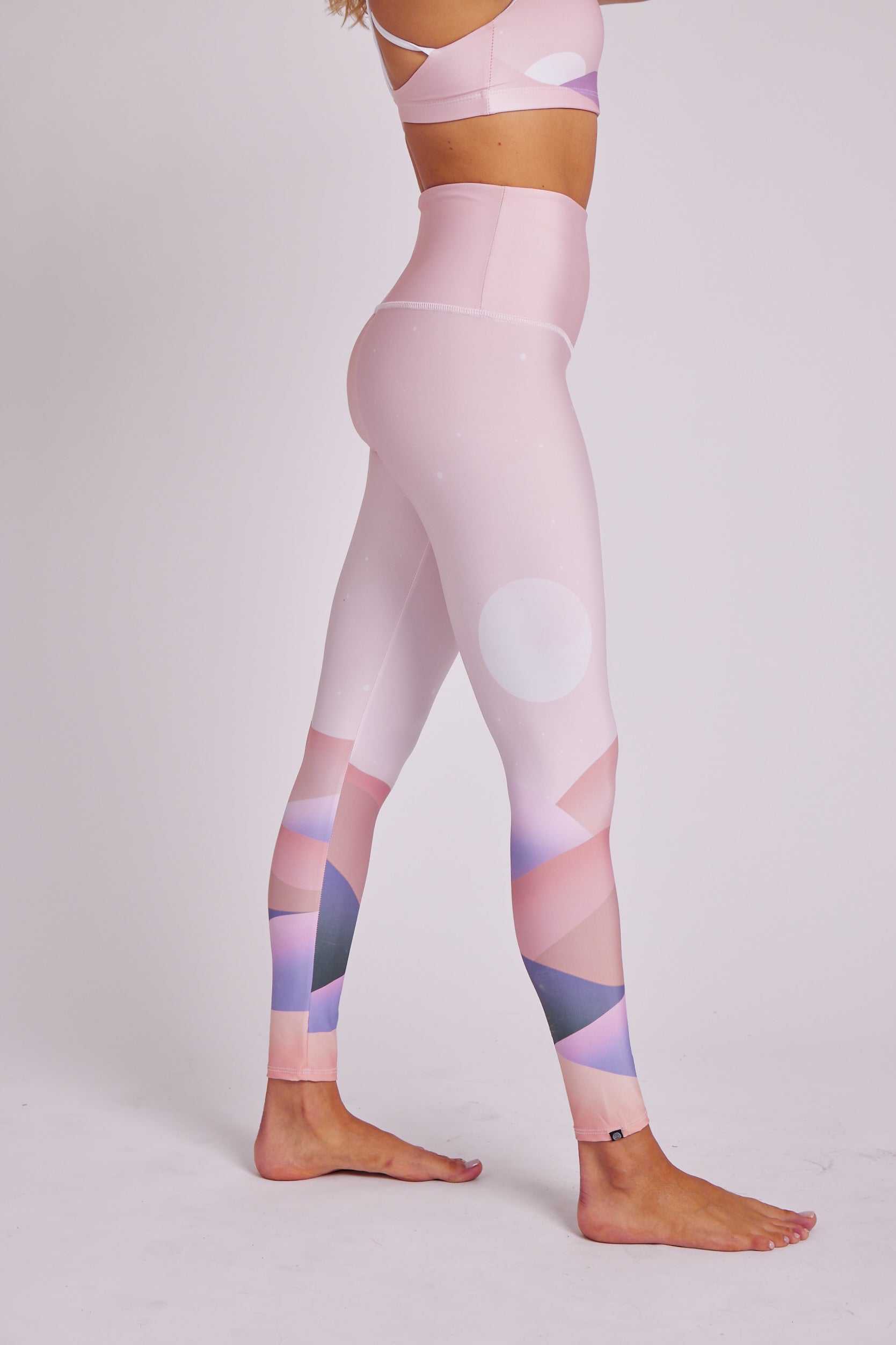 Sustainable Soul Graphic High Rise Midi Legging - Selena Moon