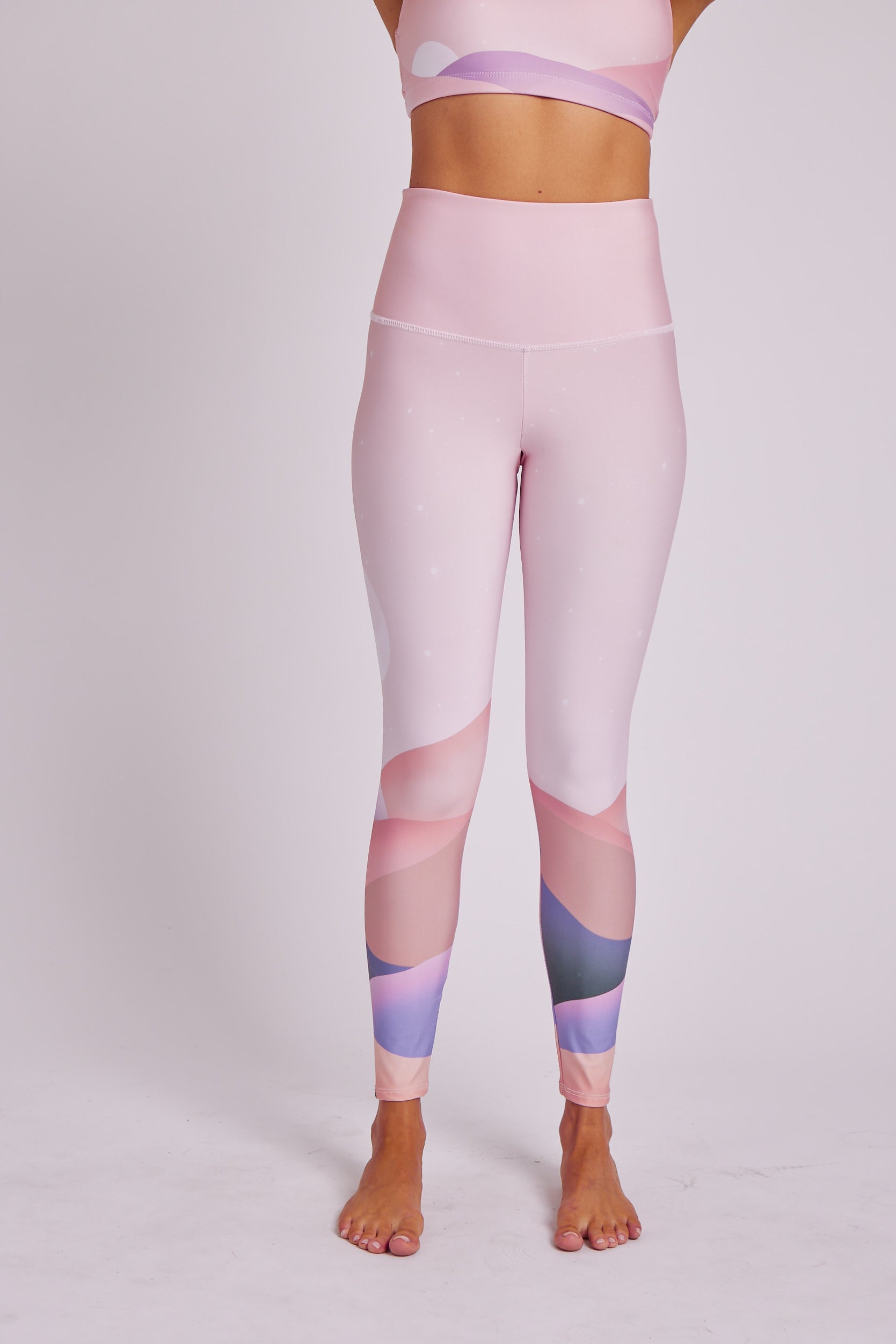 Sustainable Soul Graphic High Rise Midi Legging - Selena Moon