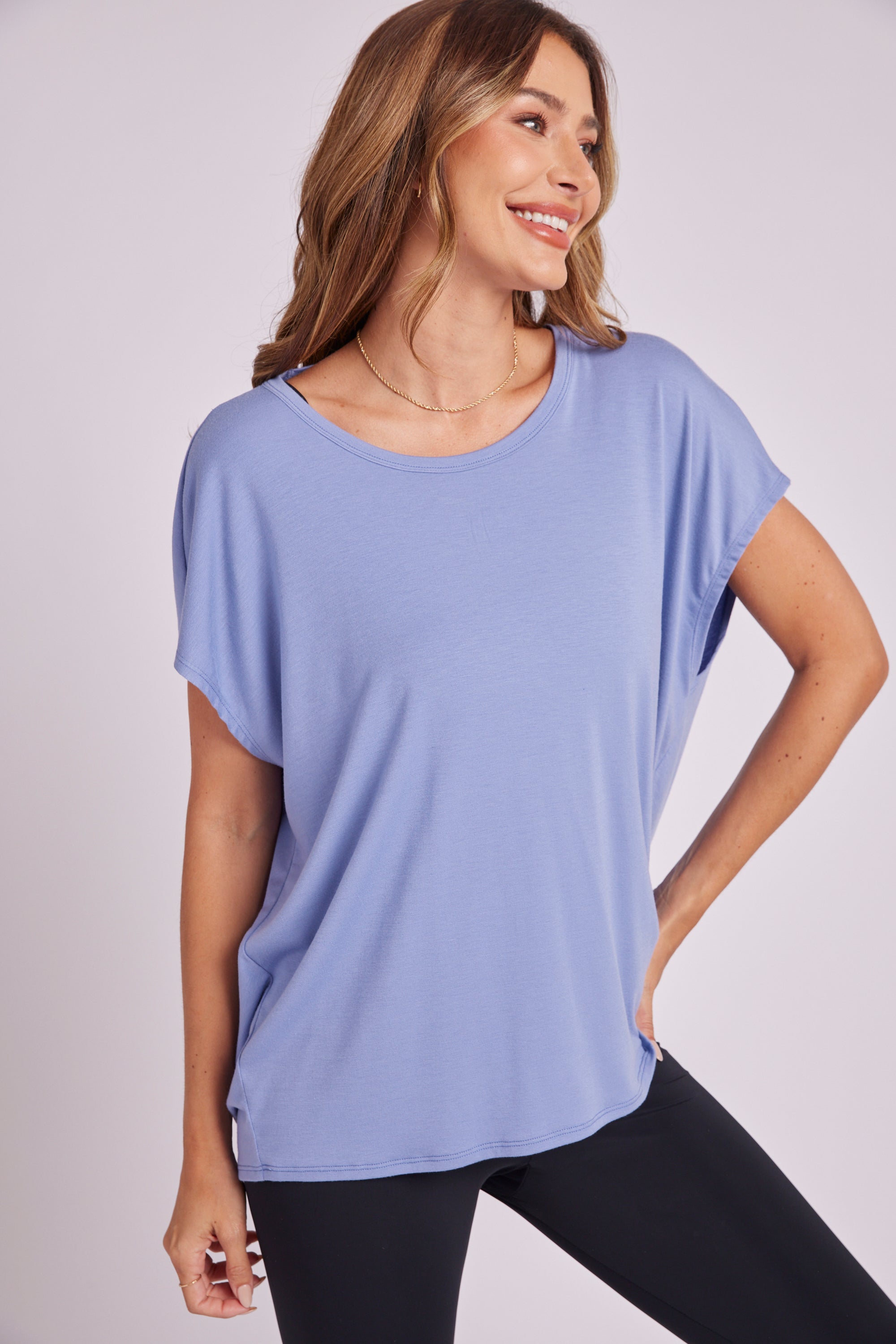 Drop Back Top Periwinkle