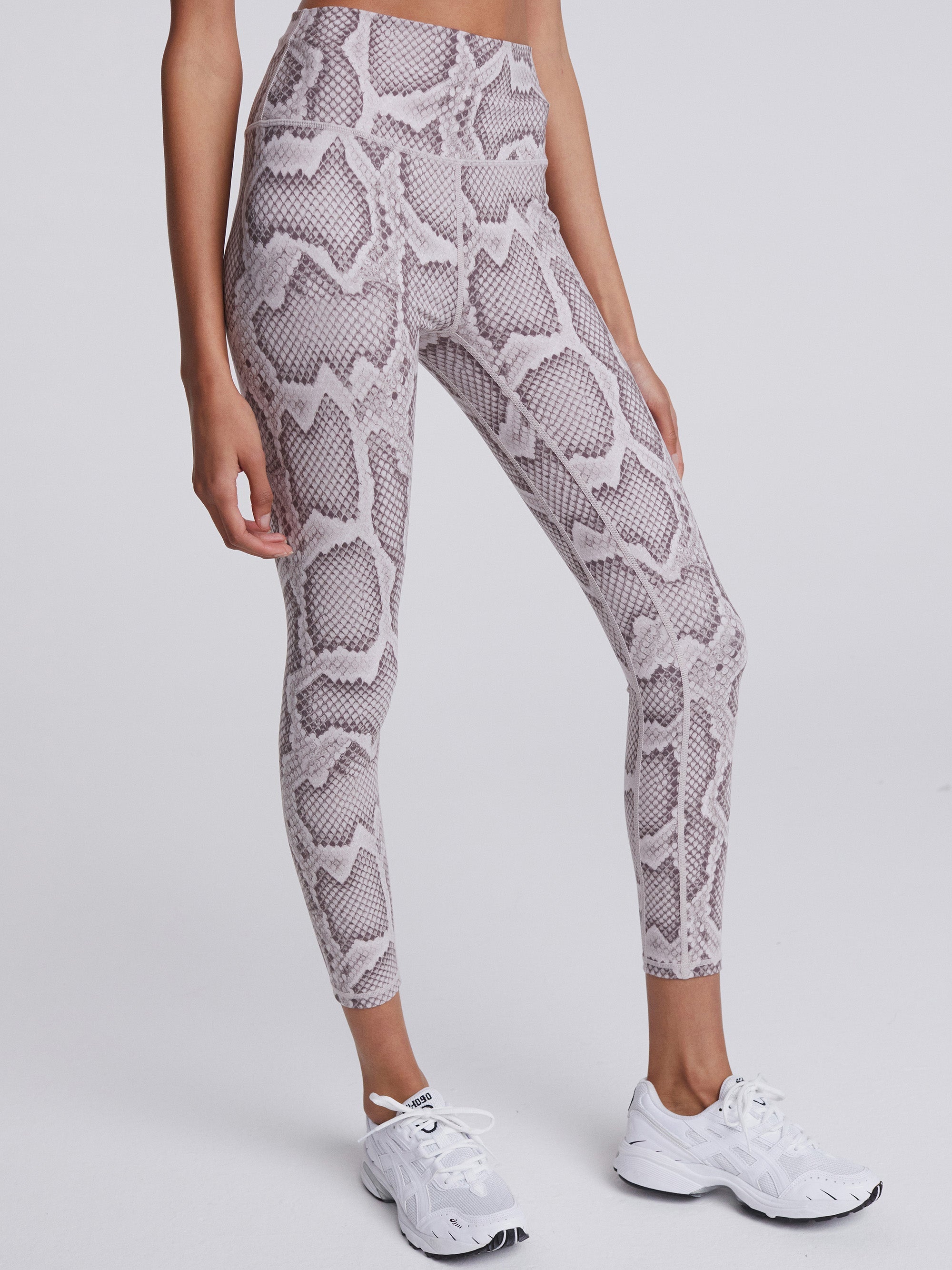 Let's Move High Rise Legging - Alabaster Python