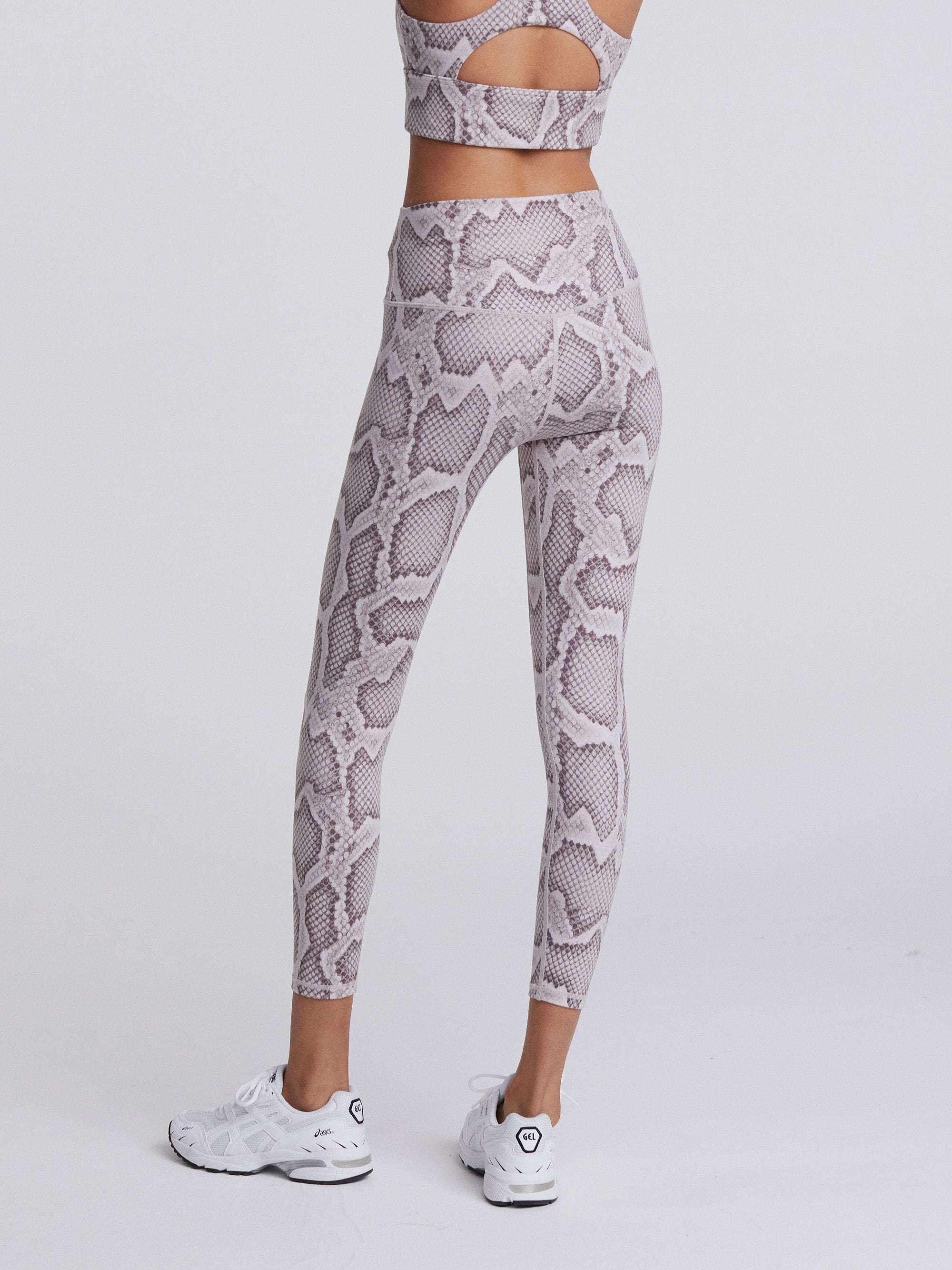 Let's Move High Rise Legging - Alabaster Python