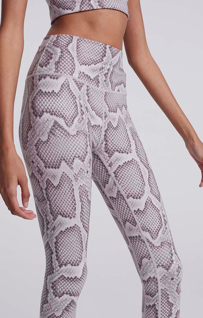 Let's Move High Rise Legging - Alabaster Python