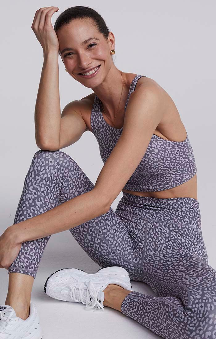 Let's Move High Rise Legging - Graphite Cheetah