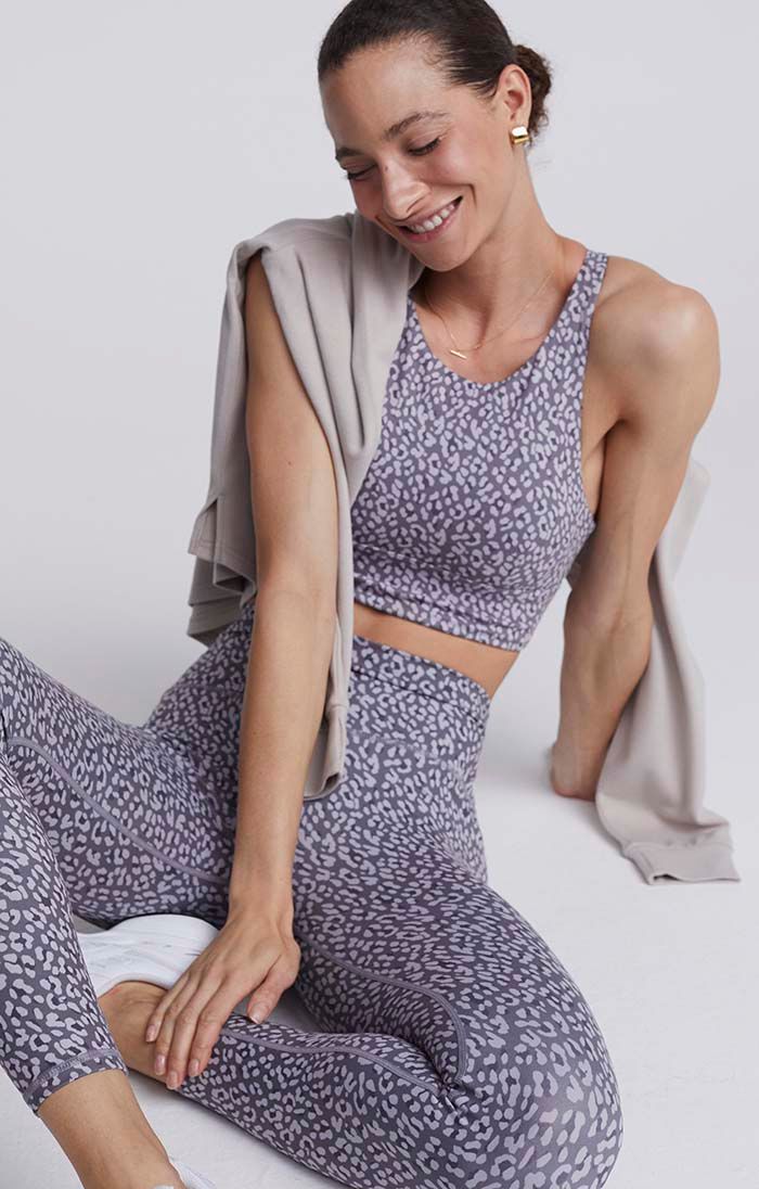 Let's Move High Rise Legging - Graphite Cheetah
