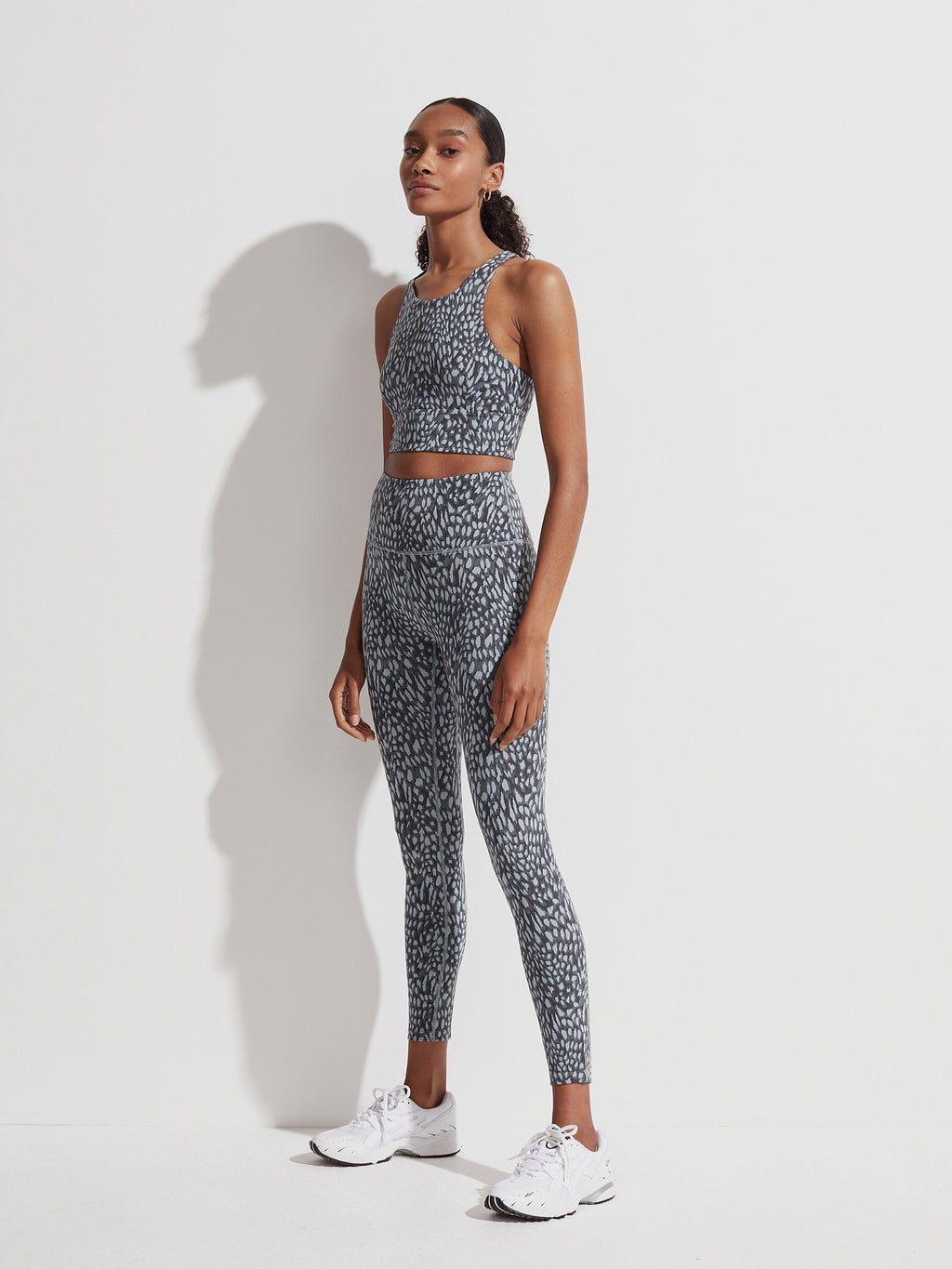 Let's Move High Rise Legging - Petrol Motion Speckle