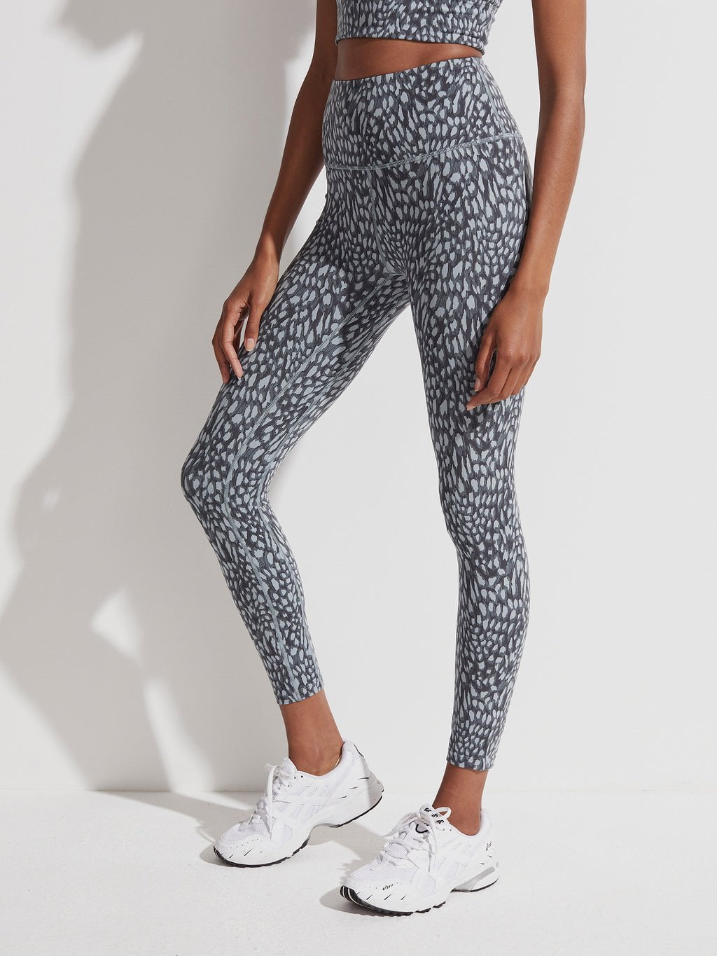 Let's Move High Rise Legging - Petrol Motion Speckle