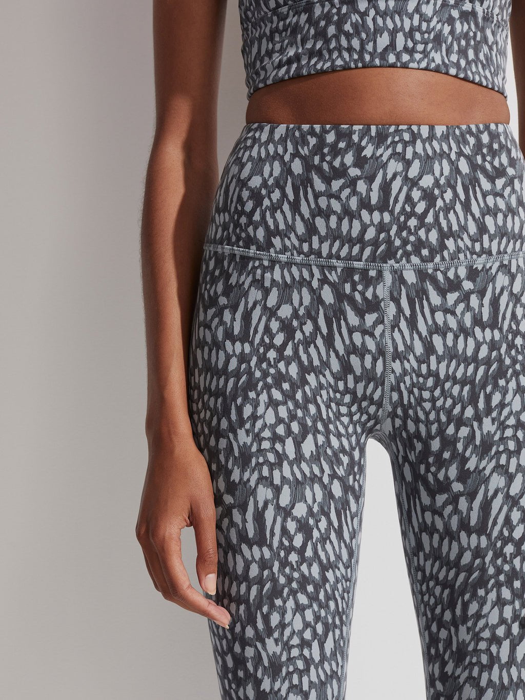 Let's Move High Rise Legging - Petrol Motion Speckle