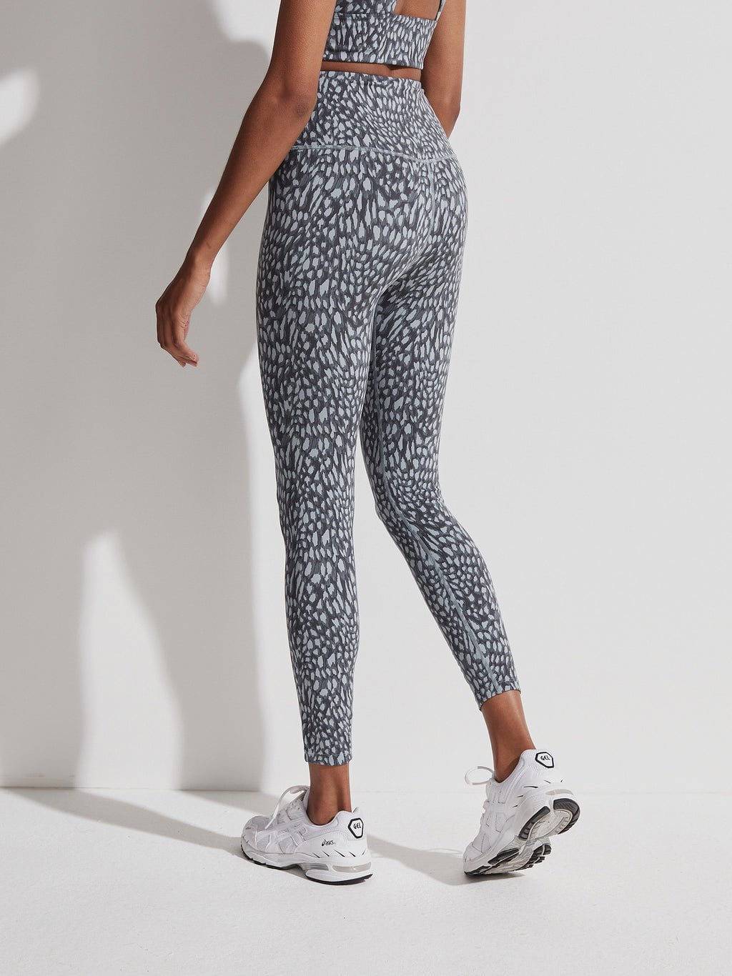 Let's Move High Rise Legging - Petrol Motion Speckle